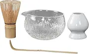 Whisk Set | Bowl Spoon Accessories Set | Exquisite Ceremonial Kit Tools for Home Zen Relaxation, Offices Tea Ceremony