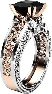 [VOLURE] Finger Joint, Ring Toe Ring,Rings,Ring Floral Separation Gold Wedding Rose Women Engagement Fashion Color Rings Moon Stones Ring