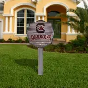 NCAA South Carolina Fighting Gamecocks Stake Wood Sign
