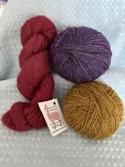Flatland Alpacas 3 Skeins 250 Yards Each