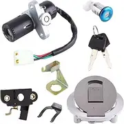 Ignition Key Switches for for Nitrox 200/for Nitrox 250 2017 2018 2019 2020 2021 2022 Motorcycle Ignition Switch Fuel Gas Tank Cap Lock Keys Set Ignition Barrel Key Switch
