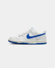 [Nike] Nike Kids' Dunk Low "White Royal" (Gs) Summit White/hyper Royal - Size 5Y 5Y Summit White/Hy