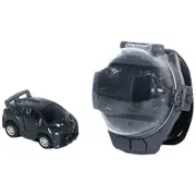 2.4GHz Rechargeable Mini Watch Remote Control Car Wearable Watch RC Car Toy For Kids-Grey