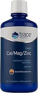 Trace Minerals Liquid Cal/Mag/Zinc, 32 oz