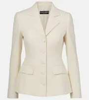 [Dolce & Gabbana] Dolce & Gabbana Virgin wool blazer AU 16 beige