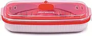 Snips, Egg Cooker - Omelette Cooker for Microwave, Egg Cooker Microwave 0.75 L, 24 x 12.5 x 6 cm, Egg Cooker 2 Eggs Colour White and Red, Made in Italy