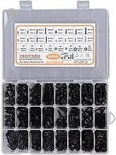 600Pcs Hex Screw Nut Flat Washer M3 M4 M5 M6 Assortment Set Kit with Wrench Tweezers