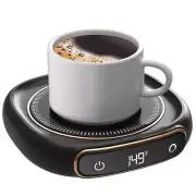 Coffee Mug Warmer, Cup Warmer for Desk with Auto Shut Off, 3 Temp Dark Black