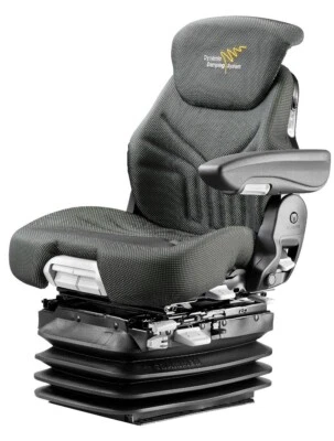 Grammer Maximo Dynamic fabric tractor seat Fendt TMS switch + preparation Multi