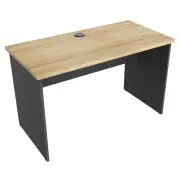 Xavier Wooden Student Study Writing Computer Work Office Desk 120cm - Oak & Ironstone
