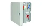 Helix 50 Keys Hooks Wall Mountable Lockable Key Cabinet Safe Box Caddy Organiser