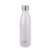 Oasis Insulated Stainless Steel Shimmer Water Bottle - Silver (500ml)