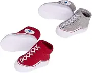 [CONVERSE ALL STAR] Converse Baby Booties Set for Infant Boys and Girls (0-6 Months)