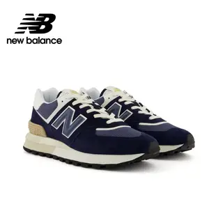 【New Balance】 NB 復古運動鞋_中性_海軍藍_U574LGBB-D楦 574