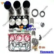 3TN66-UJ 3TN66L 3TN66E Engine Overhaul Rebuild Kit For Yanmar VIO10 SV13 Parts