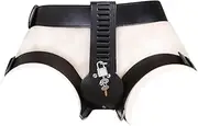 Female Adjustable Chastity Belt With Key And Lock Device Leather Panty BDSM Bondage Slave Erotic Costumes