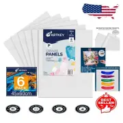Acid-Free Canvas Panels - 18x24 Inch for Beginners & Professionals
