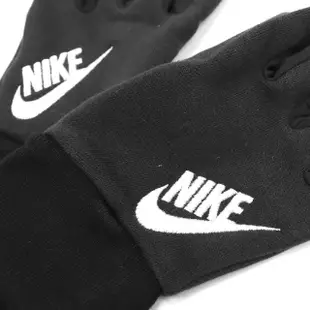 【NIKE 耐吉】手套 Club Fleece Gloves 女款 黑 白 保暖 防寒 可觸控螢幕(N1004361-010)