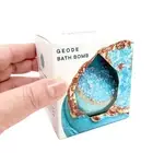 Latika Turquoise Geode Bath Bomb, 7.5 oz, NIB, MSRP $13