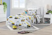 MACHINES AT WORK Single Quilt Cover Set