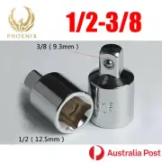 1/2 to 3/8 inch Socket Adapter Adaptor Converter Reducer Chrome Vanadium Steel