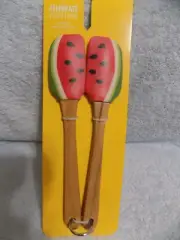 Set Of 2 Mini Watermelon Spatulas New
