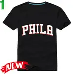 【費城76人 PHILA PHILADELPHIA 76ERS】短袖NBA籃球運動T恤 任選4件以上每件400元免運費