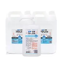 在飛比找momo購物網優惠-【漁人生醫】派頓 潔康75%酒精（4L×2桶+1L/瓶）(乙