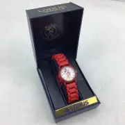 Lorus Quartz Mickey Watch The Walt Disney Company Red Fits Small Wrist
