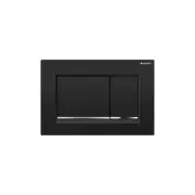 Geberit 115.893.14.1 - Sigma30 Single Flush -Actuator Plate, Matte Black/Chrome
