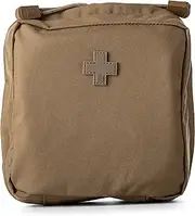 5.11 Tactical 6" x 6" Multi-Compartment Mesh Pockets Medical Pouch, YKK Zipper, Style 58715, Kangaroo