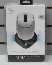 Alienware Wired / Wireless Gaming Mouse - AW610M - Lunar Light