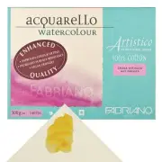 Fabriano Artistico Wtrclr Block-7"x10" Veg Trad White, 140lb Hot Prs,20Shts