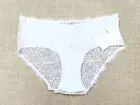 GILLY HICKS by Abercrombie Hollister PANTIES White Lace Back Hiphugger S NWT
