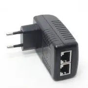 2.5G Gigabit 48V PoE Injector Adapter 802.3at U6 Enterprise (EU AC plug type)