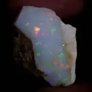 Enchant Ethiopian 23.90 Ct "Play-Of-Color" Fire Opal Raw/Rough Specimen Gemstone