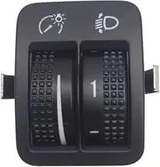 Headlight Switch for VW Tiguan 2008-2015, Brightness Dimmer Headlight Height Adjust Switch 5ND941333A/5N0941333A