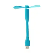 10Pcs Flexible Mute Usb Computer Laptop Cooling Fan Blower Size: 145.5 * 15 * 89.3 Mm(Blue)