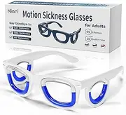 Hion Adult Anti- Motion Sickness Smart Glasses, Ultra-Light Portable Nausea Relief Liquid Glasses, Carsickness Airsickness Seasickness Glasses, Kids Travel/Cruise Essentials