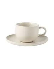 [Hottie] Mikkie Espresso Cup And Saucer in Soft White
