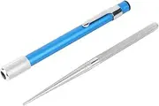 Diamond Pocket Sharpener, Diamond Small Taper Rod Grinder Pocket Knife and Tool Grinder Suitable for Hunting Knife, Serrated Knife, Fillet Knife and Fishhook Diamond Coated Steel Taper Rod