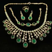 Hurrem Sultan's Ruby / Saphire / Emerald Set With Rhinestones 0938
