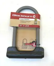 Blackburn Lock 10" U-Lock Security Rating and comes with 2 keys