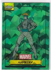 Topps Marvel Chrome 2024 Card No. 140 Haywire Green Sapphire Refractor 49/99