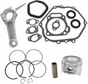 Rebuild Kit for H-O-N-DA GX390 13HP Piston Ring Connecting Rod Oil Seal Gaskets Lawn Mower Parts Generator Lawnmower Engine Lawn Mower Replacement Accessories