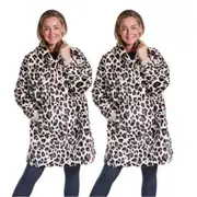 Hotto Premium Oversized Cuddle Hoodie Leopard Skin - 2 PACK