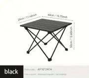 Portable Folding Aluminum Table for Camping, Picnic, BBQ – Lightweight