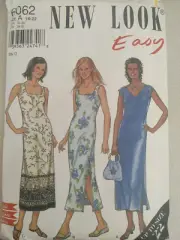 Simplicity New Look Pattern 6062 Misses' Sleeveless Dresses Sizes 10-22