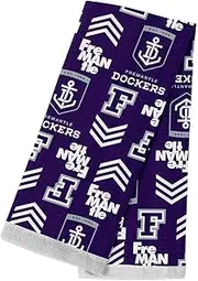 AFL Team Supporter Cotton Tea Towel - Fremantle Dockers - 40cm x 60cm
