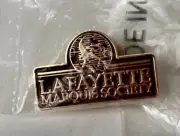 Lafayette Marquis Society University Lapel Hat Backpack Pin